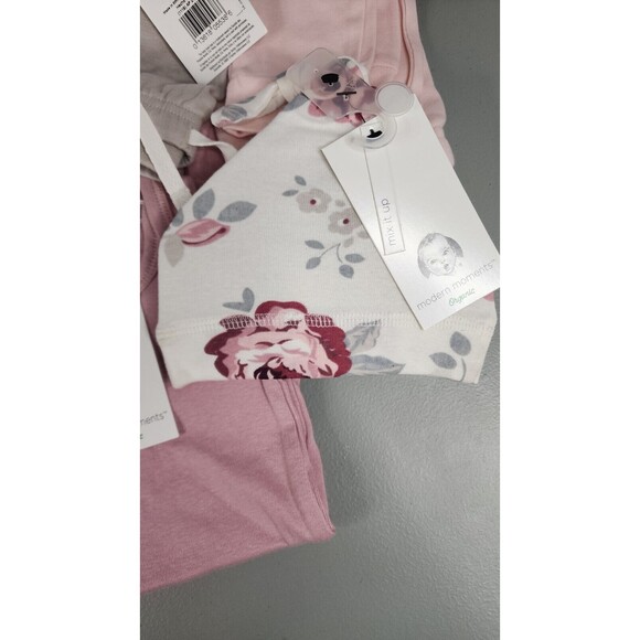 Baby Girl Baby shower Gift Lot Bundle Swaddle Gown Modern Moments Organic NWT - Picture 2 of 14